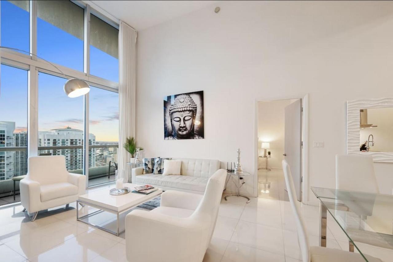 Beautiful One Bedroom Condo 16Ft Ceilings At The W Miami Exterior foto